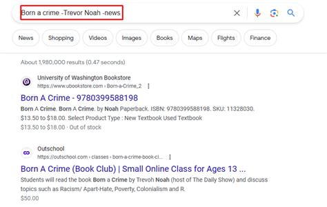 how to filter search results on google|How To Exclude Results on Google for Better Search .